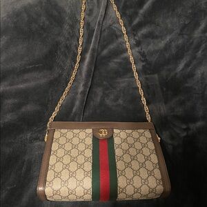 Gucci GG Supreme Medium Ophidia Chain Shoulder Bag